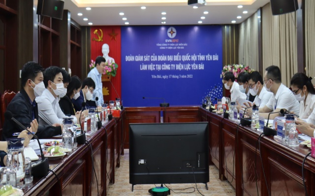 Đoàn đại biểu Quốc hội tỉnh Yên Bái giám sát  việc thực hành tiết kiệm, chống lãng phí giai đoạn 2016-2020 tại PC Yên Bái