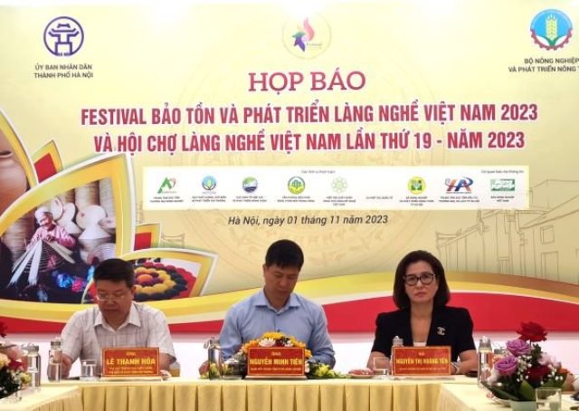 Festival Bảo tồn và Phát triển làng nghề Việt Nam 2023 theo quy mô quốc tế