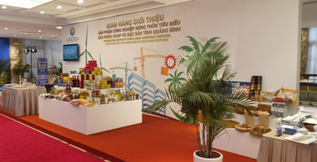 Quảng Bình giới thiệu SPCNNTTB, sản phẩm OCOP và đặc sản của tỉnh tại Hà Nội