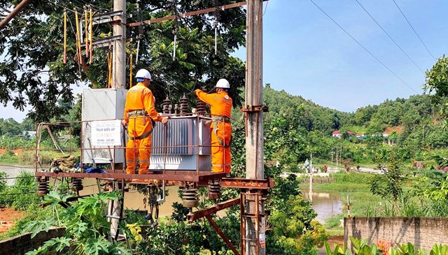 PC Yên Bái đảm bảo an toàn vận hành hệ thống điện mùa mưa bão