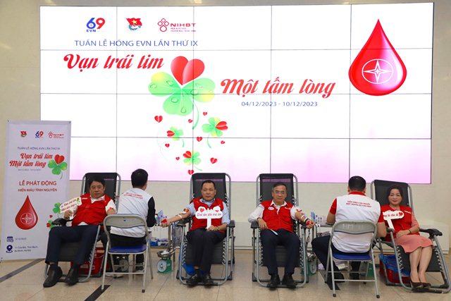 Tập đoàn Điện lực Việt Nam triển khai chương trình hiến máu tình nguyện  - Tuần lễ hồng EVN lần thứ IX