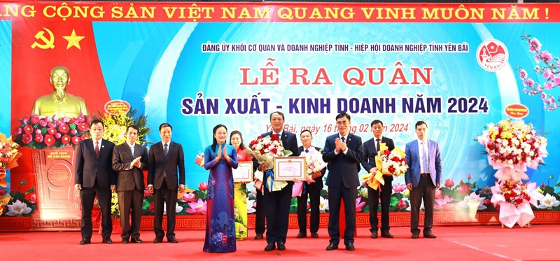 PC Yên Bái tham gia Lễ ra quân sản xuất kinh doanh năm 2024