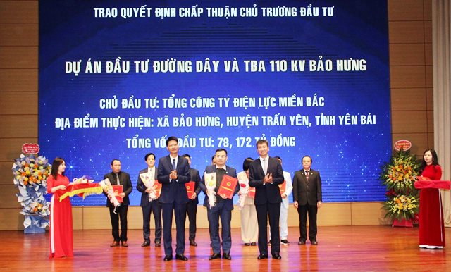 UBND tỉnh Yên Bái chấp thuận chủ trương, đồng thời chấp thuận nhà đầu tư Dự án TBA 110kV Bảo Hưng và đấu nối