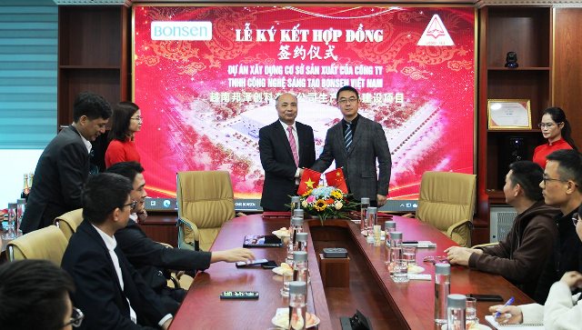 Licogi 18.3 hợp tác với Bonsen Việt Nam xây dựng nhà máy sản xuất đa lĩnh vực