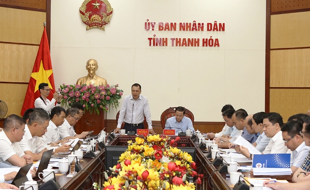 Chủ tịch UBND tỉnh Thanh Hóa và Chủ tịch HĐTV EVN chủ trì họp tháo gỡ vướng mắc Dự án đường dây 220 kV Nậm Sum – Nông Cống