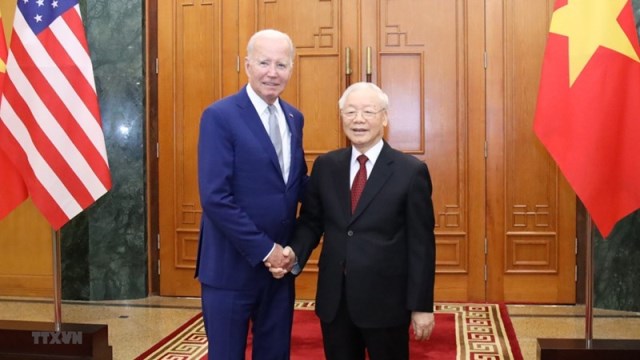 Tuyên bố chung về nâng cấp quan hệ Việt Nam-Hoa Kỳ lên Đối tác chiến lược toàn diện