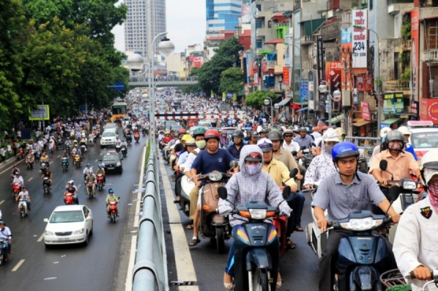 Hà Nội cấm xe máy vào nội thành từ năm 2030