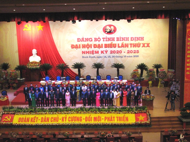 Bế mạc Đại hội đại biểu Đảng bộ tỉnh Bình Định lần thứ XX