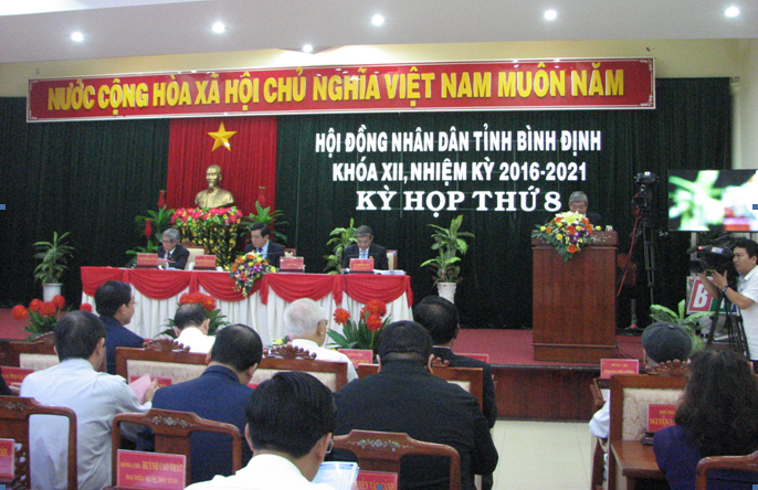 Tỉnh Bình Định khai mạc kỳ họp thứ 8 HĐND tỉnh khóa XII (nhiệm kỳ 2016-2021)