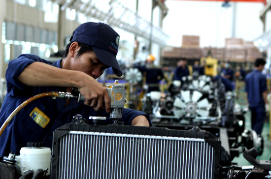 Sản xuất công nghiệp Hà Nội tiếp tục tăng cao