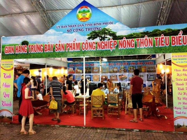 Khuyến công Bình Phước: Tham gia Hội chợ triển lãm thành tựu kinh tế - xã hội tại Cà Mau
