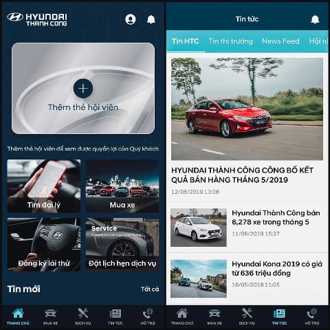 Ra mắt ứng dụng mua và bảo dưỡng xe Hyundai tại VN