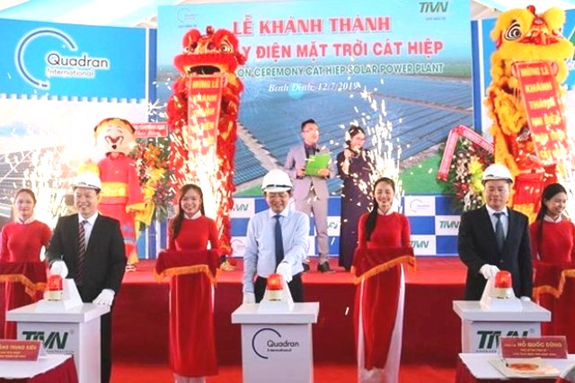 Nhà máy điện mặt trời đầu tiên của Bình Định: Sau hơn 1 tháng vận hành thử nghiệm đã hòa vào lưới điện quốc gia 7 triệu kWh