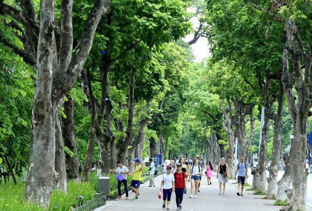 Chất lượng không khí tại Hà Nội tốt nhất trong những tuần gần đây