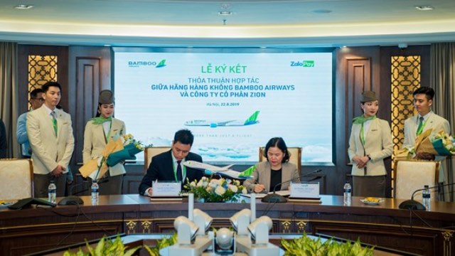 Bamboo Airways và ví điện tử ZaloPay chính thức ký kết thỏa thuận hợp tác