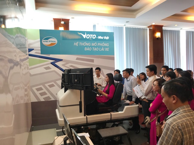 Lần đầu tiên Việt Nam có hệ thống mô phỏng đào tạo lái xe ô tô chuẩn quốc tế