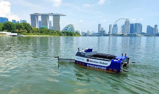 Singapore: Robot 5G giúp làm sạch sông, chế tạo ôtô, tuần tra đường phố