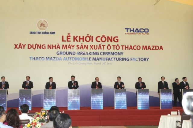 Trường Hải khởi công nhà máy ô tô Mazda 12.000 tỷ đồng