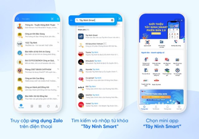 Tỉnh đầu tiên của Việt Nam ra mắt mini app trên Zalo