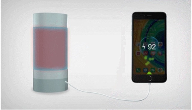 Ý tưởng công nghệ độc đáo: Sạc điện thoại di động bằng nước nóng