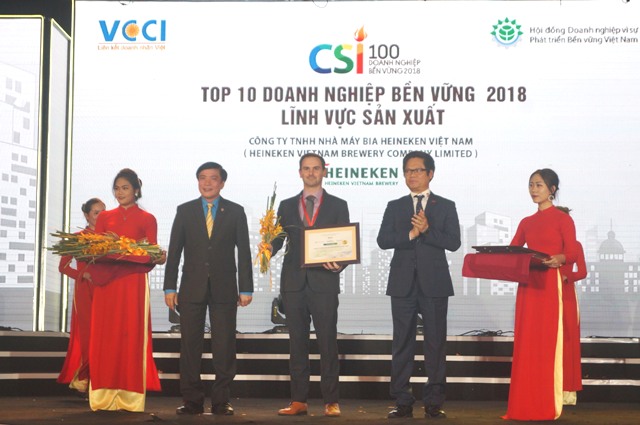 Heineken Việt Nam - tự hào 3 năm liên tiếp là Doanh nghiệp top đầu đạt CSI