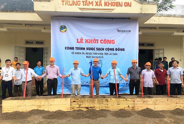 HEINEKEN Việt Nam tiếp tục hỗ trợ công trình nước cho cộng đồng tại Lai Châu