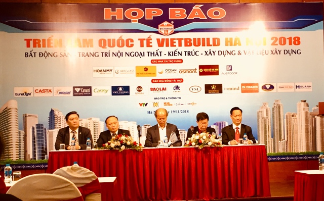 Triển lãm quốc tế VIETBUILD lần 3 năm 2018 sắp diễn ra tại Hà Nội