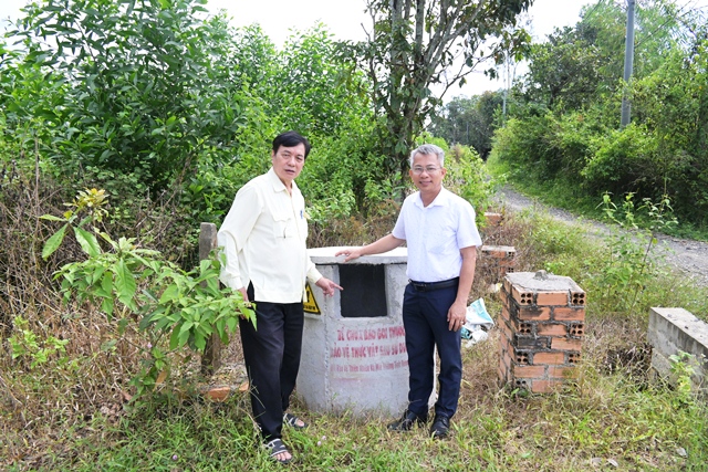 Vedan Việt Nam hỗ trợ xây 22 bể lưu chứa bao gói thuốc bảo vệ thực vật đã qua sử dụng tại huyện Định Quán