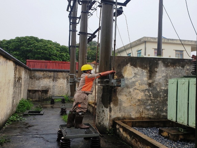 Điện lực Vĩnh Bảo (PC Hải Phòng) đảm bảo cấp điện cho trạm bơm xả nước phục vụ nông nghiệp