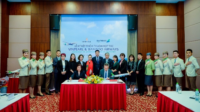 Bamboo Airways và Vinpearl hợp tác triển khai chuỗi sản phẩm hàng không - du lịch tiêu chuẩn quốc tế