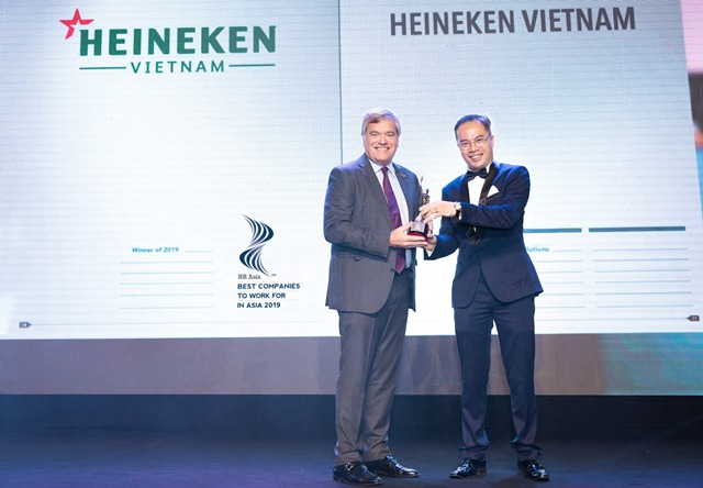 HEINEKEN VIỆT NAM được vinh danh doanh nghiệp có môi trường làm việc tốt nhất châu Á năm thứ hai liên tiếp