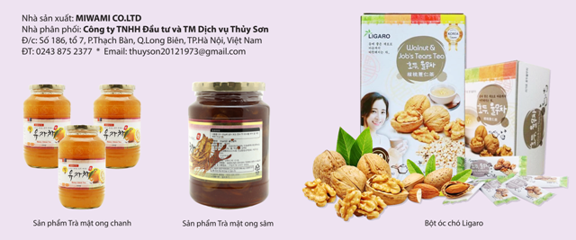 MIWAMI - Thương hiệu thực phẩm, đồ uống hàng đầu Hàn Quốc phục vụ rộng khắp tại Việt Nam