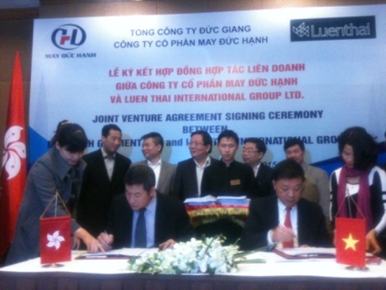 TCT Đức Giang ký hợp đồng hợp tác với Tập đoàn Luen Thai