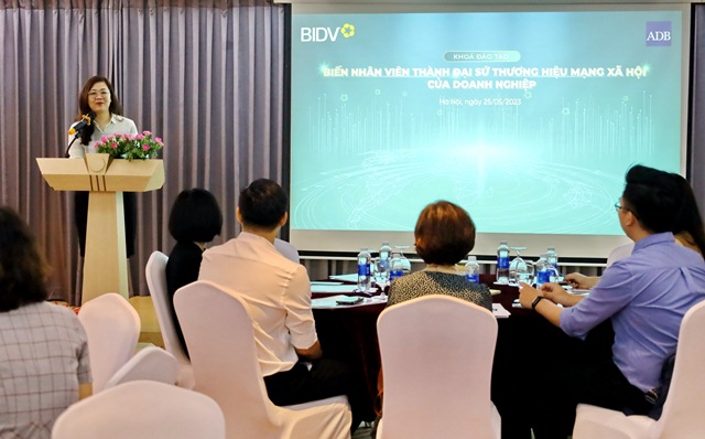 BIDV phối hợp ADB tổ chức đào tạo đại sứ thương hiệu cho doanh nghiệp
