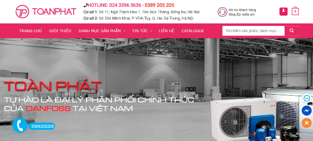 Điện lạnh Toàn Phát - Đơn vị cung cấp vật tư lạnh chính hãng