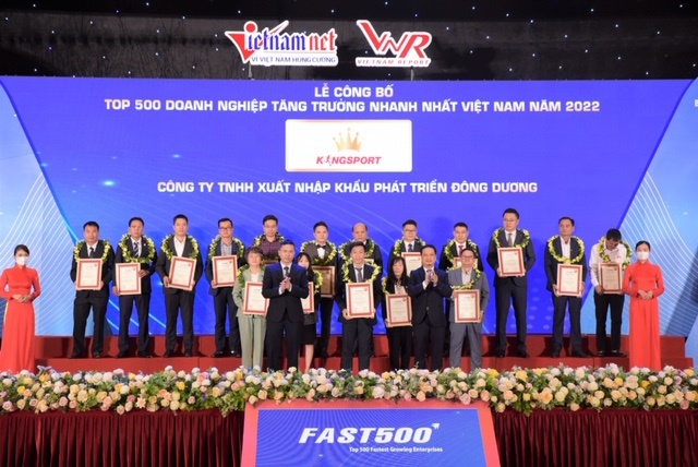 Top 500 Doanh nghiệp tăng trưởng nhanh nhất Việt Nam năm 2023