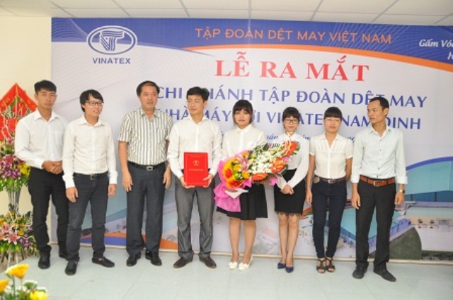 Thành lập Chi nhánh Tập đoàn Dệt May Việt Nam - Nhà máy Sợi Vinatex Nam Định