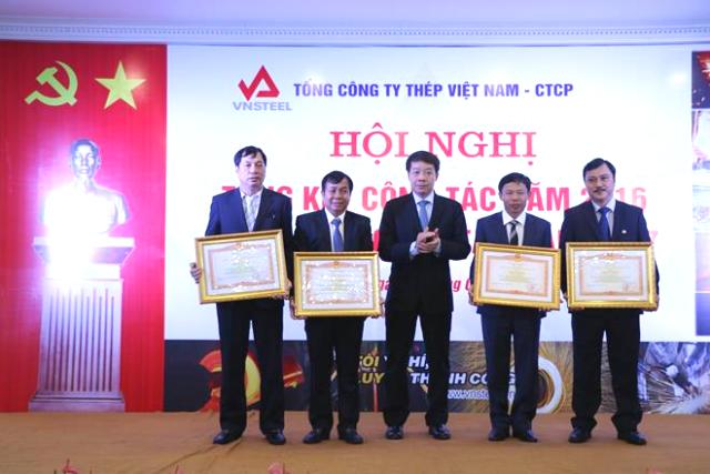 Tổng Công Ty Thép Việt Nam - CTCP đạt được 60.386 tỷ đồng trong năm 2016