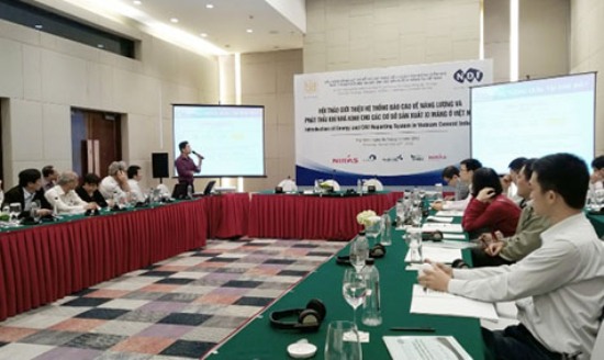 Hội thảo "Kế hoạch NAMA trong lĩnh vực sản xuất xi măng tại Việt Nam"