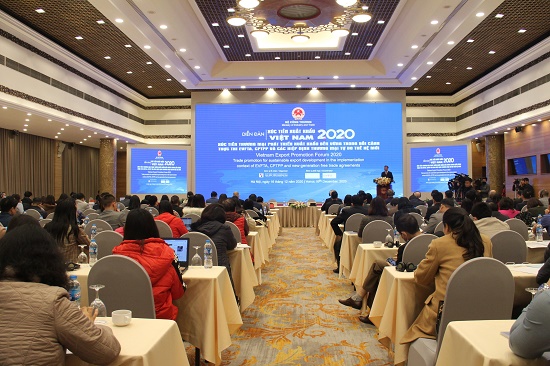 Diễn đàn Xúc tiến xuất khẩu Việt Nam 2020: Hướng đến phát triển xuất khẩu bền vững
