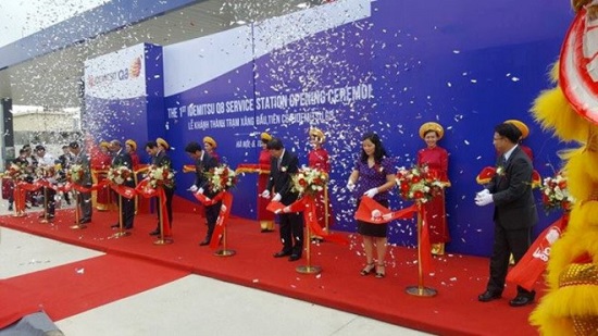 Trạm xăng dầu 100% vốn nước ngoài đầu tiên khai trương tại Hà Nội