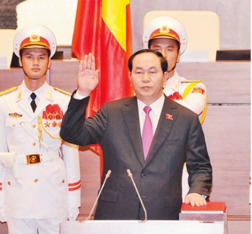 Ngày làm việc thứ tư, Kỳ họp thứ nhất, Quốc hội khóa XIV: Đồng chí Trần Đại Quang được bầu làm Chủ tịch nước nhiệm kỳ 2016 - 2021