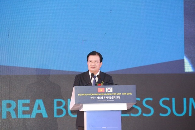 Phó Thủ tướng Trịnh Đình Dũng: “Chính phủ Việt Nam luôn hỗ trợ doanh nghiệp Hàn Quốc”