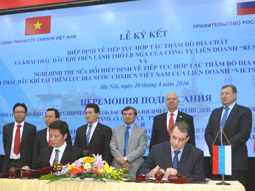Việt Nam - Liên Bang Nga tiếp tục tăng cường hợp tác trong lĩnh vực dầu khí