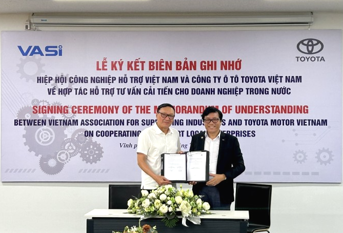 VASI hợp tác với Toyota Việt Nam hỗ trợ doanh nghiệp công nghiệp hỗ trợ ô tô
